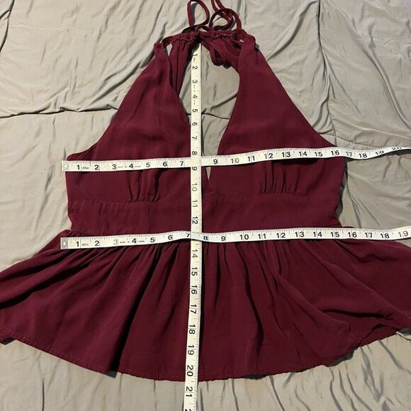 Women’s Red Tie Top, large - Picture 6 of 6